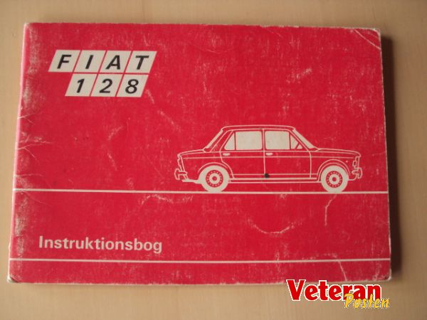Instruktionsbog  Fiat 128